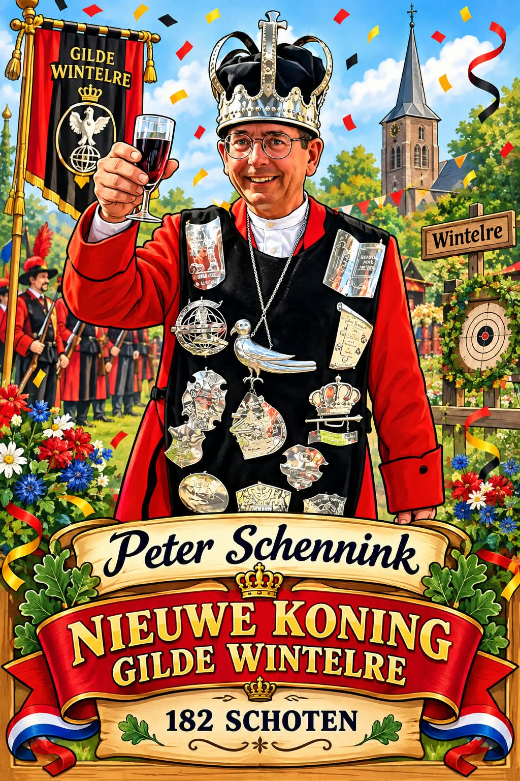 Gildekoning Peter Schennink